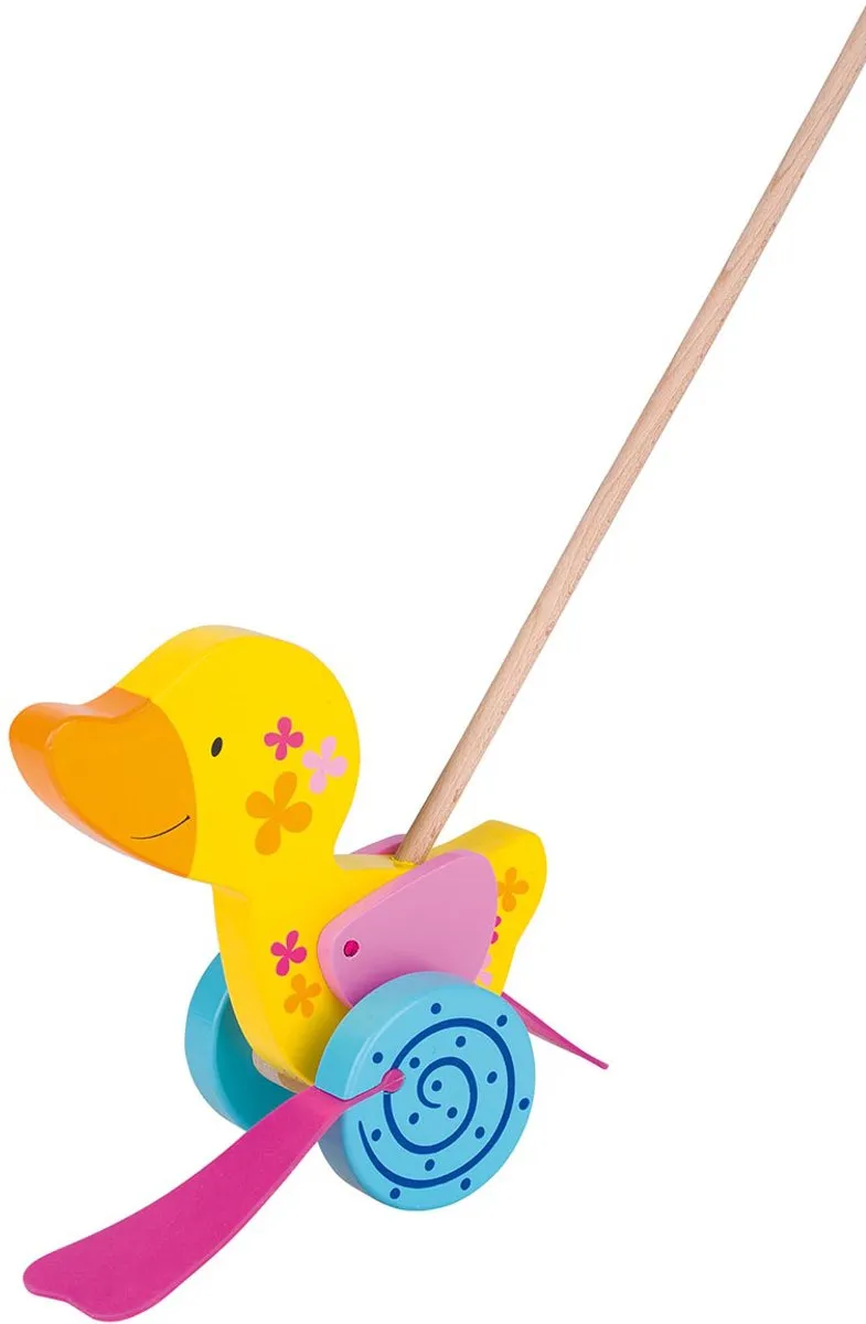 Goki Stokroller Eend - Bruin