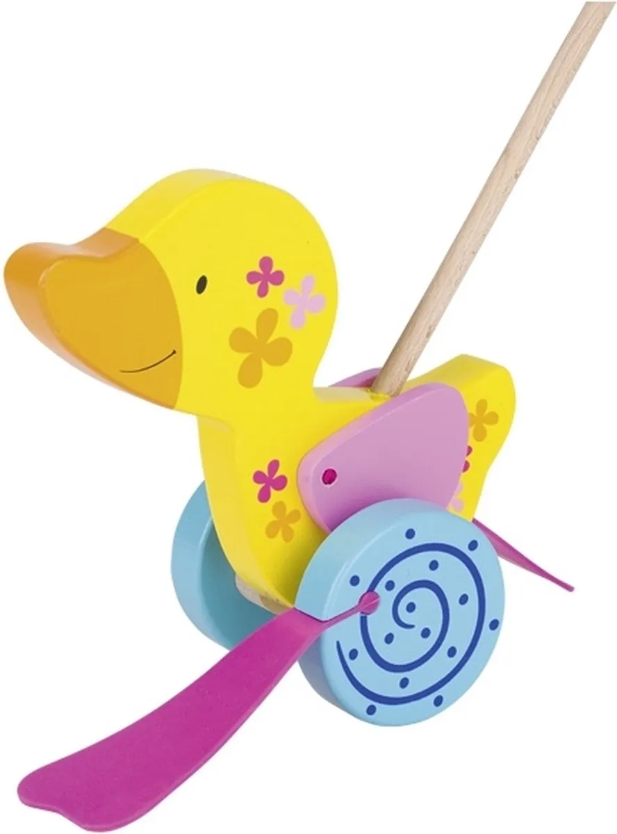 Goki Stokroller Eend - Bruin