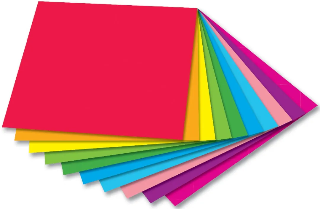 Folia Vouwblaadjes 80gr 15x15cm - 50 Stuks - 10 Kleuren