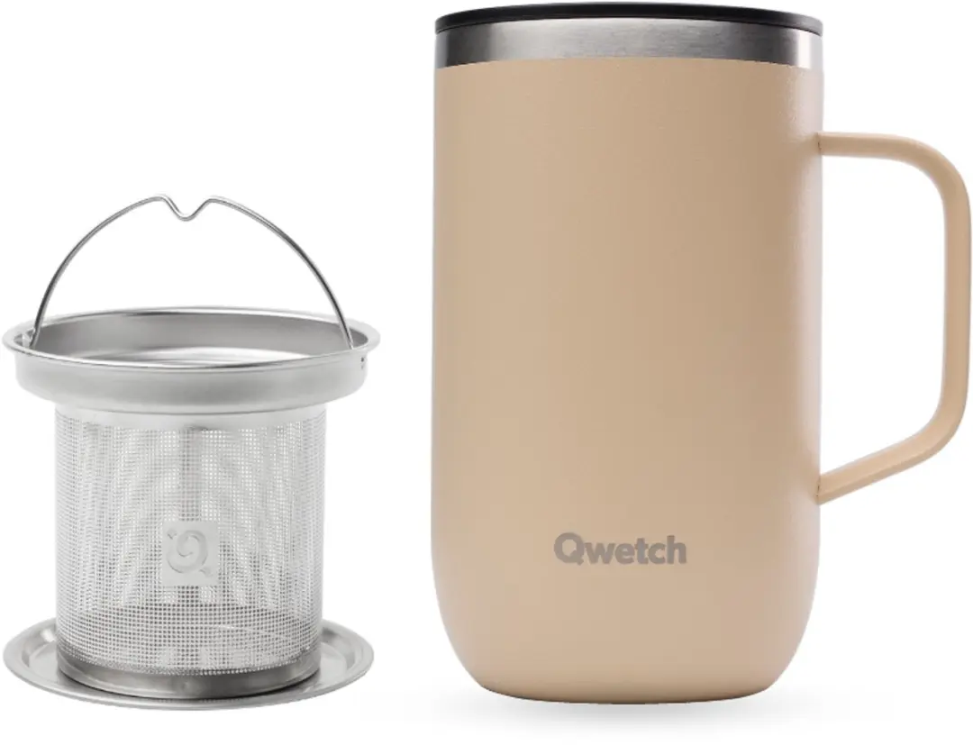 Qwetch Infuser Mok Geïsoleerd