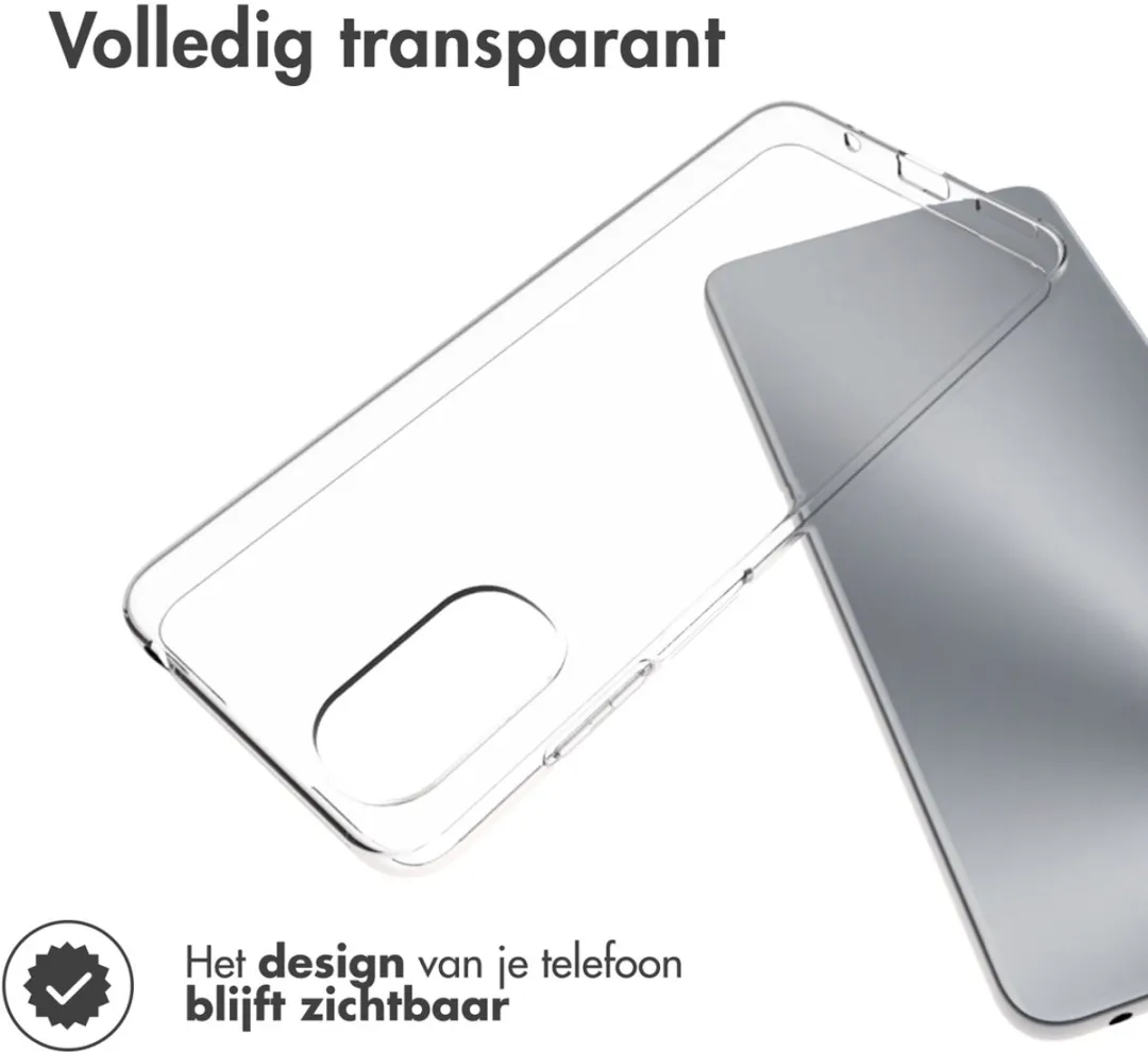 Accezz Hoesje Motorola Moto E32/E32s - Transparant