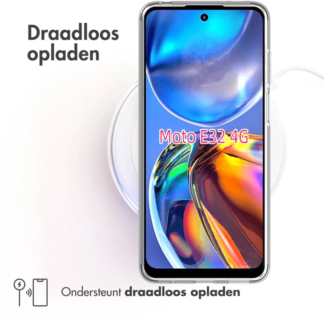 Accezz Hoesje Motorola Moto E32/E32s - Transparant