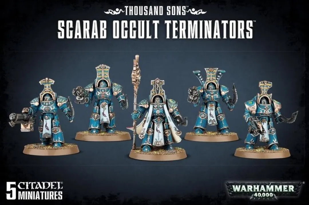 Games Workshop Thousand Sons Scarab Occult Terminators