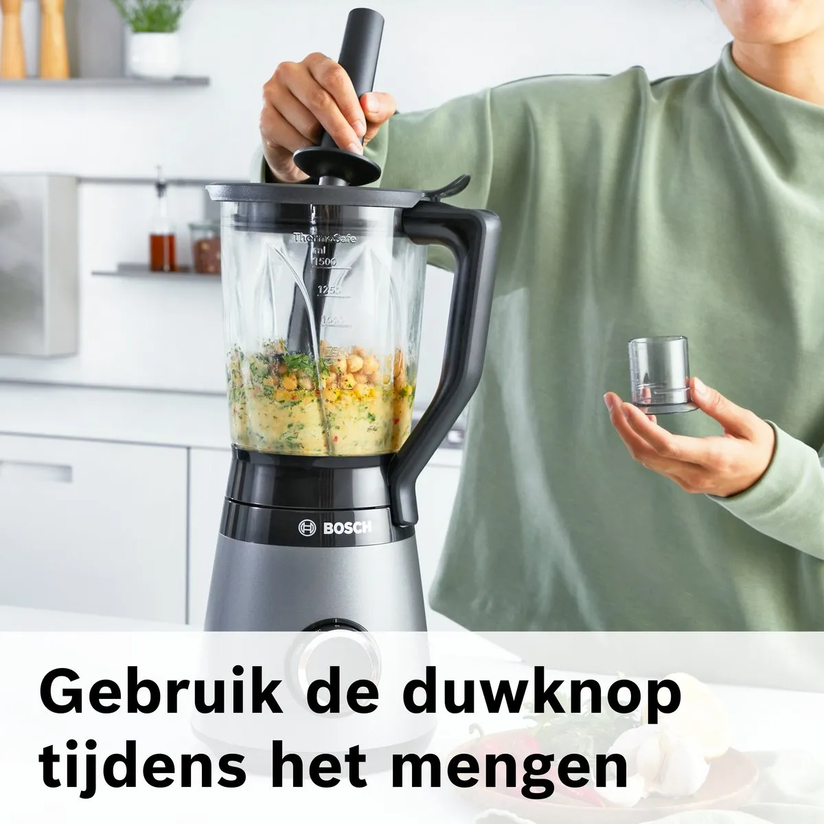 Bosch VitaPower Serie 4 MMB6172S Blender 1200W - Zilver - afbeelding 6 van 6