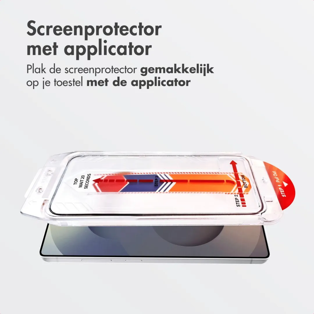 Accezz Screenprotector Samsung Galaxy S25 Ultra - Glas met anti-dust applicator