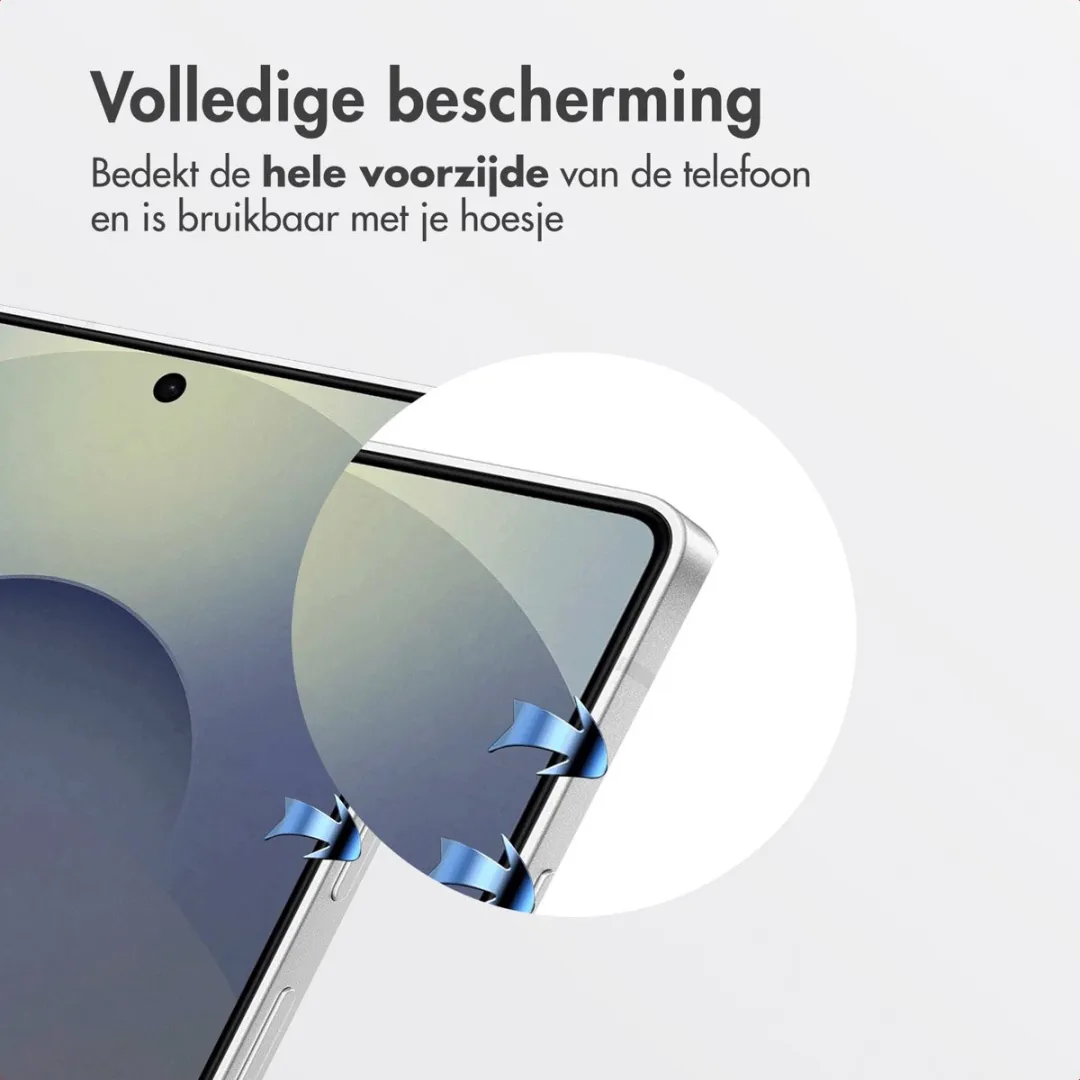 Accezz Screenprotector Samsung Galaxy S25 Ultra - Glas met anti-dust applicator - afbeelding 6 van 6