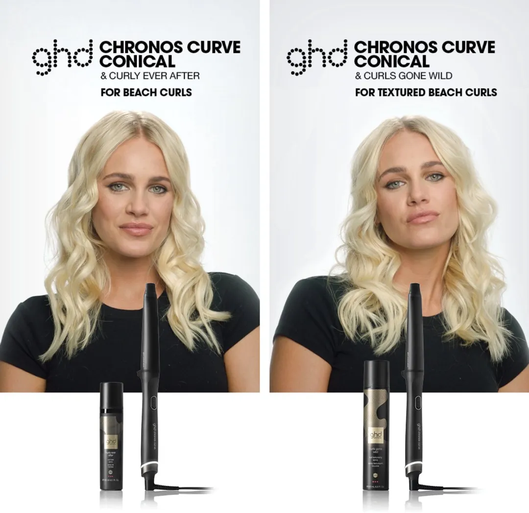 GHD Chronos Curve Conical Wand 28mm/23mm - Krultang - Zwart