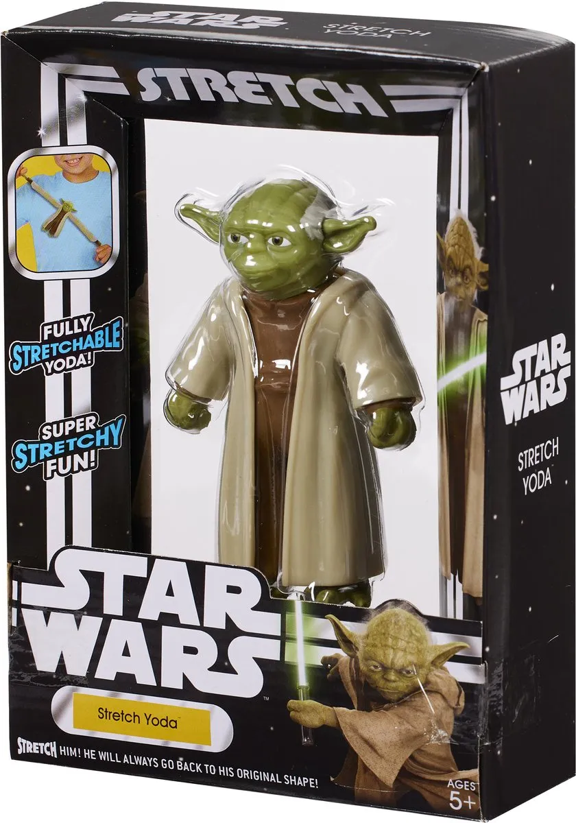 GP TOYS Star Wars Stretch Yoda Rekbare Actiefiguur 15cm TR408 - Meerkleurig