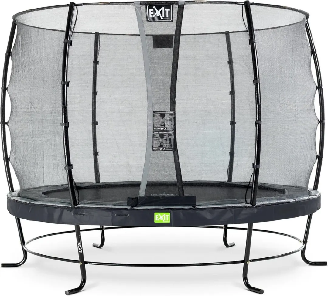 EXIT Elegant Trampoline 305cm Zwart - Veiligheidsnet