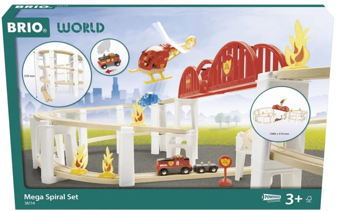 Brio 63611400 Railsset Berg & dal