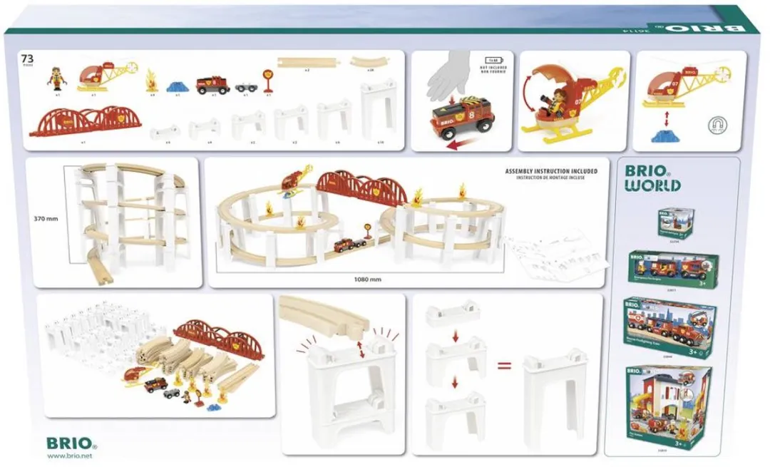 Brio 63611400 Railsset Berg & dal
