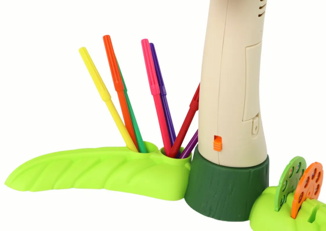 Lean Toys Dinosaurus Projector Tekentafel - 24 Dia's - Multicolor