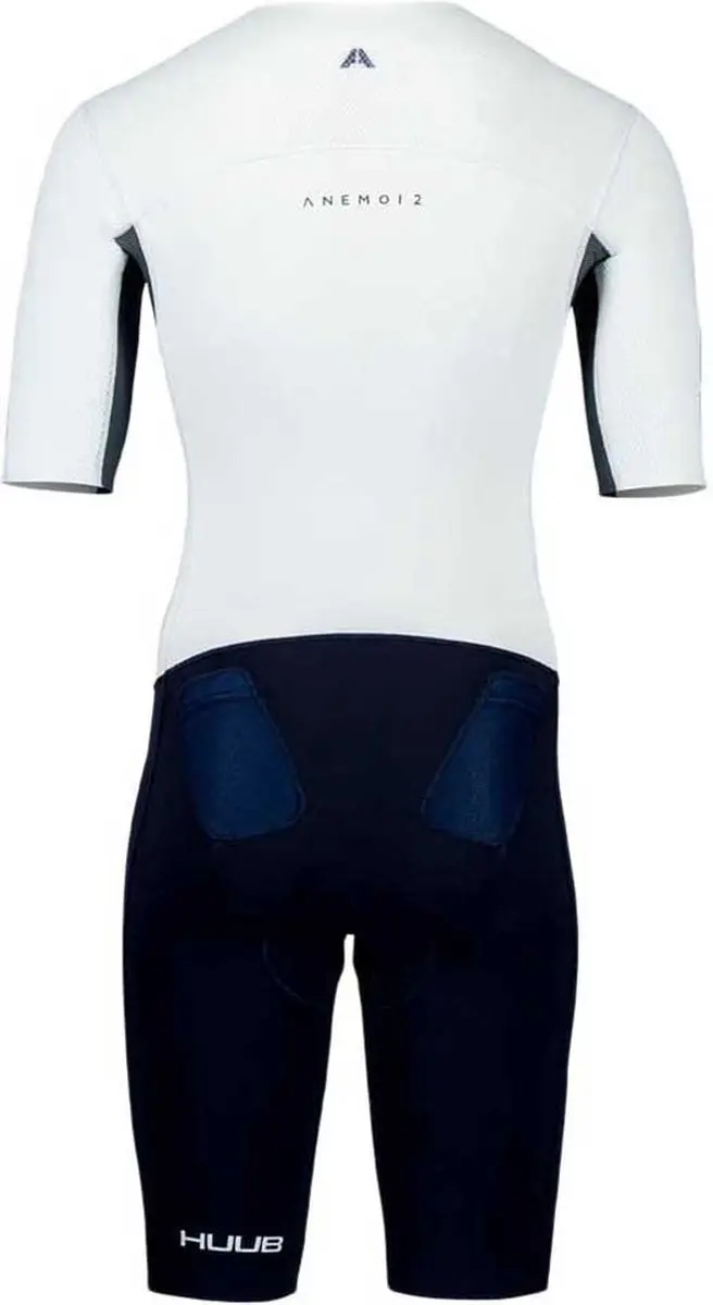 2025 Huub Heren Anemoi 2 PLUS22 Tri Suit - Dark Navy / White - afbeelding 2 van 6