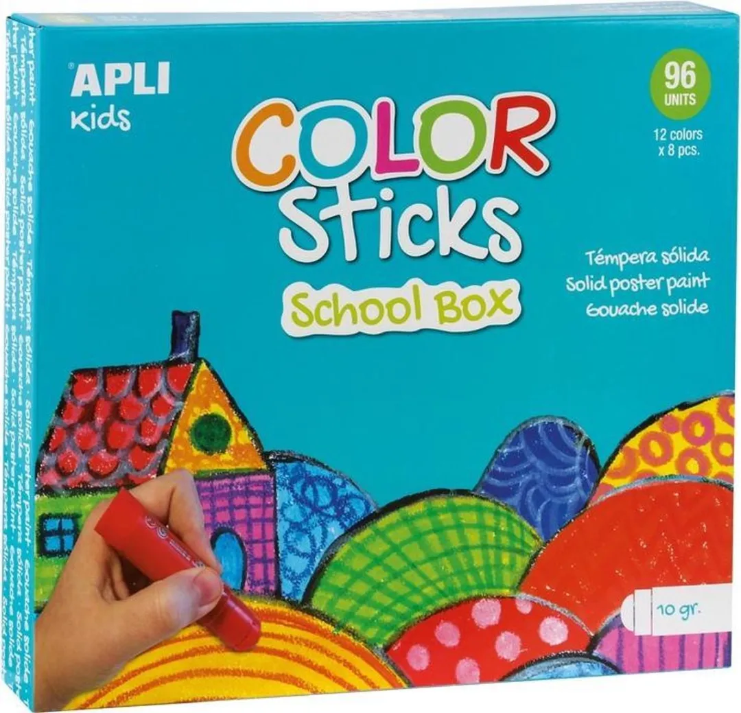 Apli Kids Color Sticks Schoolbox