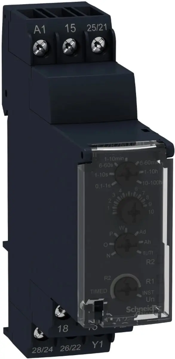 Schneider Electric Harmony Timer Relays tijdrelais multifunctioneel 0,1s-100u 24