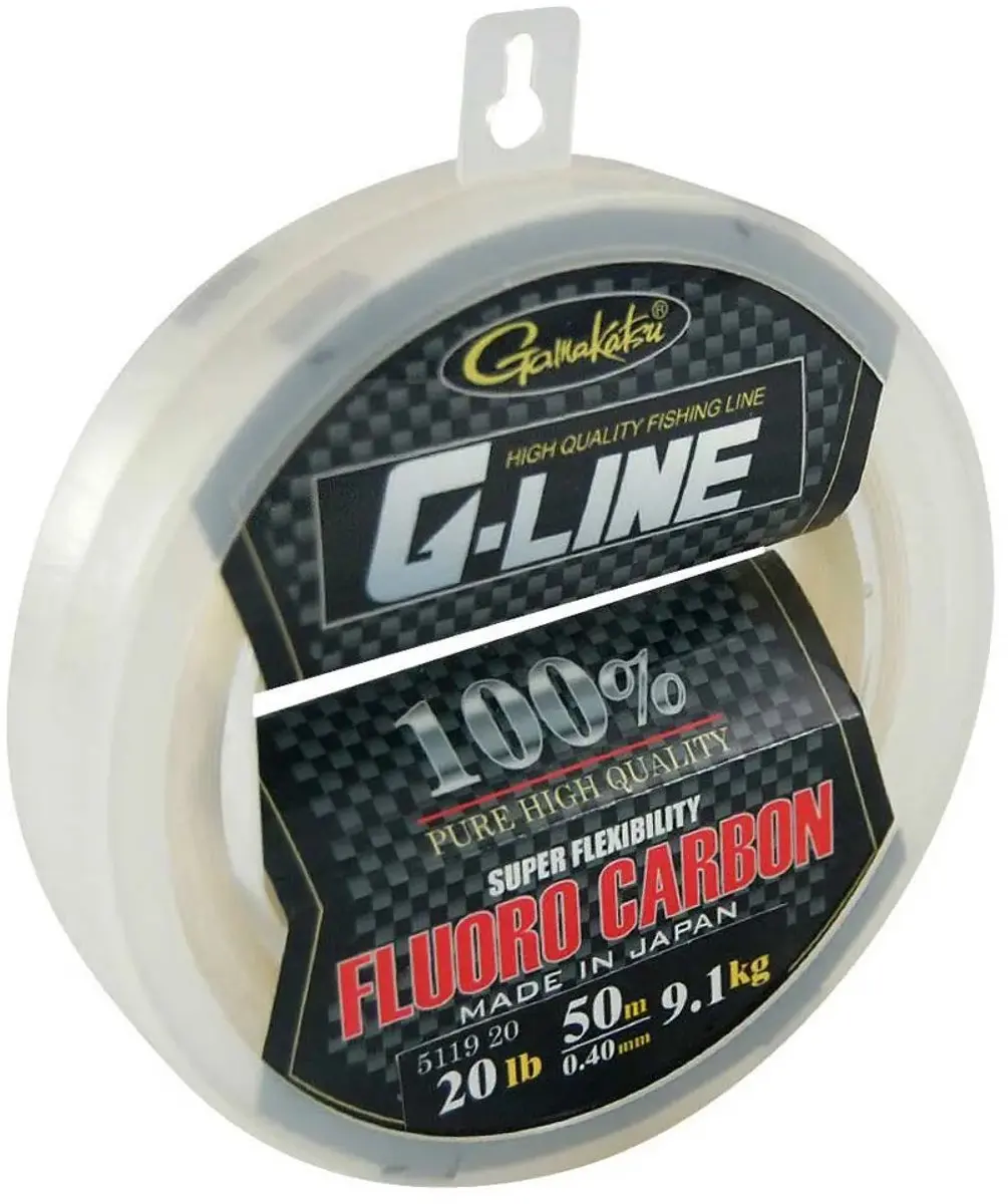 Gamakatsu G-Line Fluorocarbon Vislijn 0.80mm 60lb - Transparant - afbeelding 4 van 5