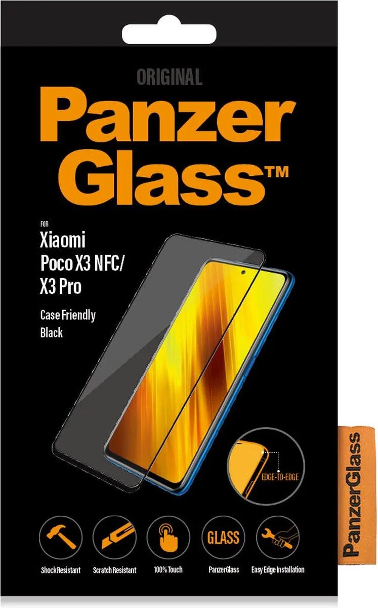 PanzerGlass Xiaomi Poco X3 NFC Hoesje - Zwart