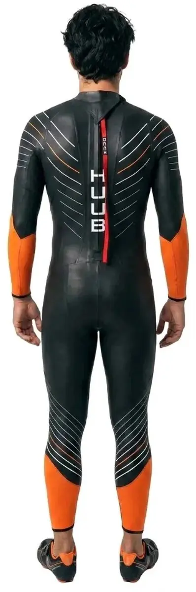HUUB Araya Heren Wetsuit - Zwart/Oranje - M - afbeelding 3 van 6