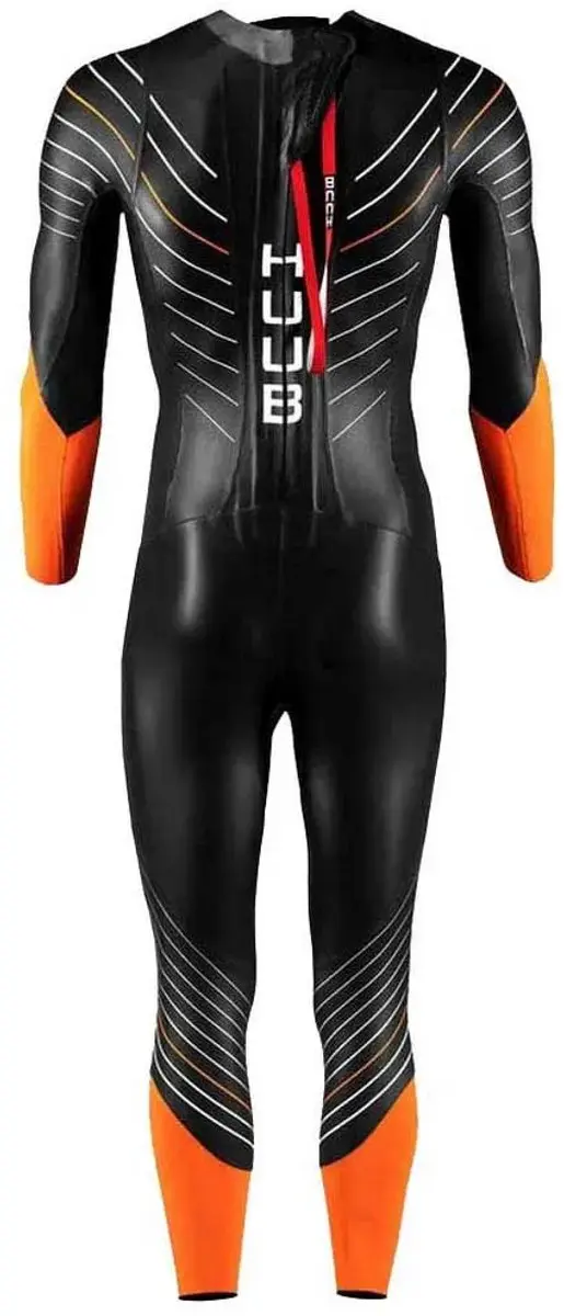 HUUB Araya Heren Wetsuit - Zwart/Oranje - M - afbeelding 2 van 6