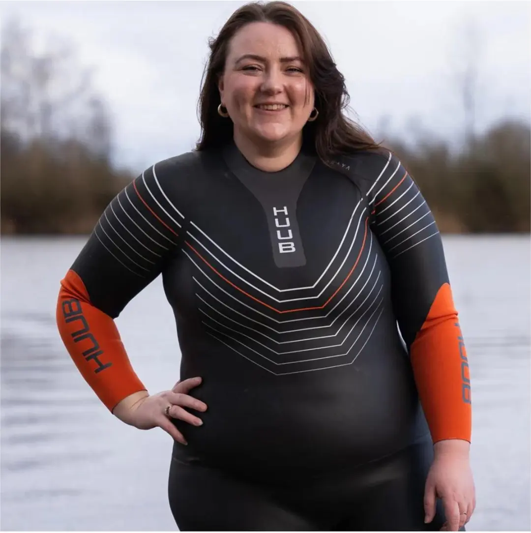 HUUB Araya 2.4 Dames Wetsuit - Zwart/Oranje - afbeelding 5 van 6