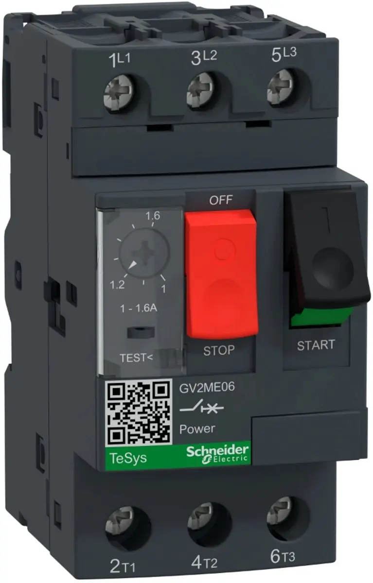 Schneider Electric TeSys Deca GV2 motorbeveiligingsschakelaar thermomagnetisch 1