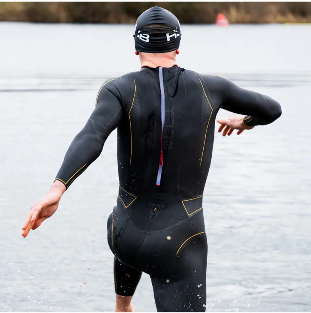 Huub Alchemy 3/5mm Heren Wetsuit - Zwart/Grijs/Goud - afbeelding 4 van 6