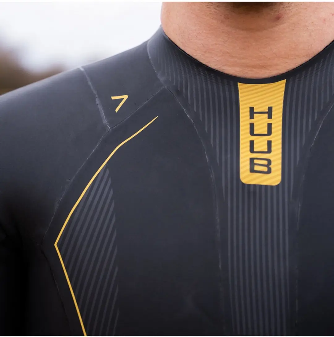 Huub Alchemy 3/5mm Heren Wetsuit - Zwart/Grijs/Goud - afbeelding 6 van 6