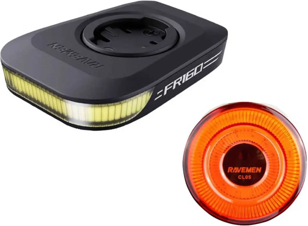 Ravemen fietsverlichtingsset LS03 combi (FR160 + CL05)