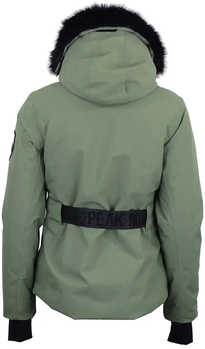 Peak Mountain Alcone Waterdicht Damesjack - Kaki Salie - afbeelding 3 van 5
