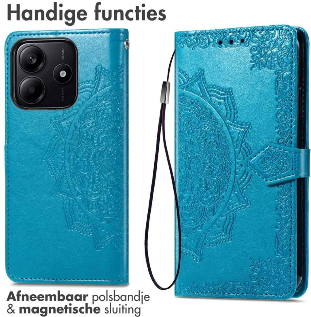Imoshion Hoesje Xiaomi Redmi Note 14 5G - Turquoise - 3 Pasjes
