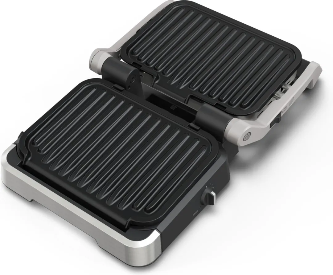 Tefal OptiGrill GC772D Contactgrill 2100W - 2 Platen - RVS