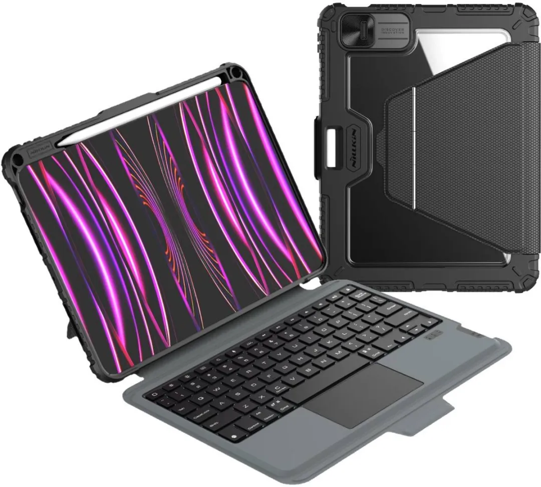 Nillkin Bumper Link Toetsenbordhoes iPad Pro 11" - Zwart - afbeelding 2 van 3