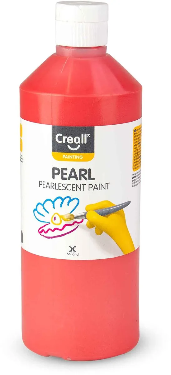 Creall Parelmoerverf 500ml - Rood