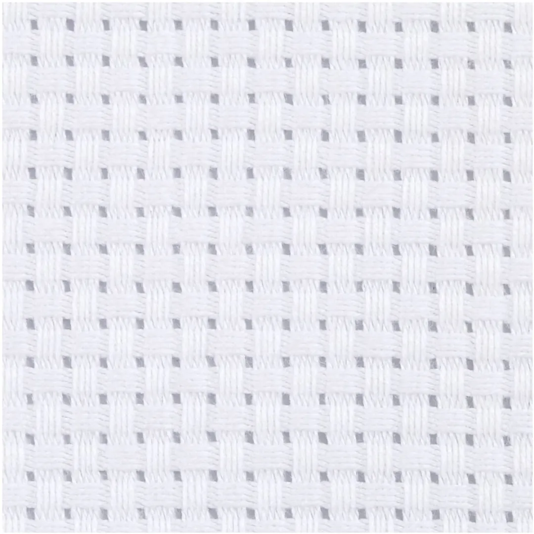 Creativ Company Aida Borduurstof Wit 35x35 - 300x150cm Katoen