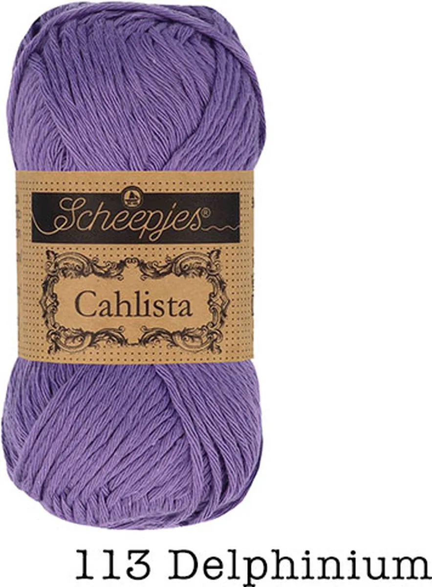 Scheepjes Cahlista Delphinium Wol - 113
