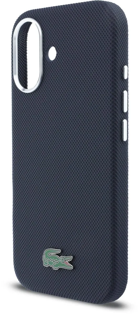 Lacoste Back Cover Case iPhone 16 - Navy - MagSafe - 3666339511593