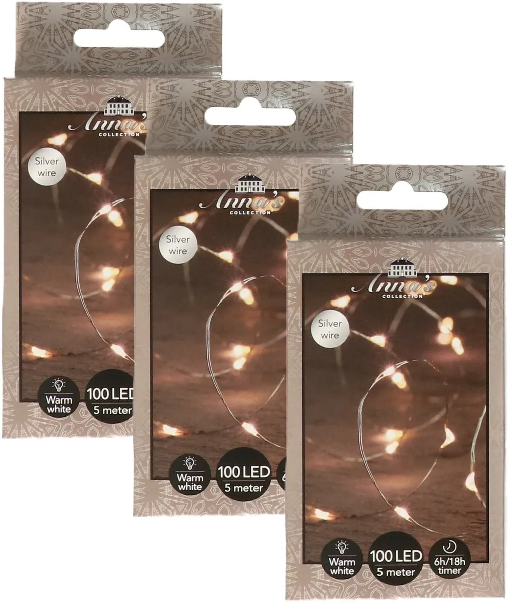 Anna's Collection Kerstverlichting 100 LED Warm Wit