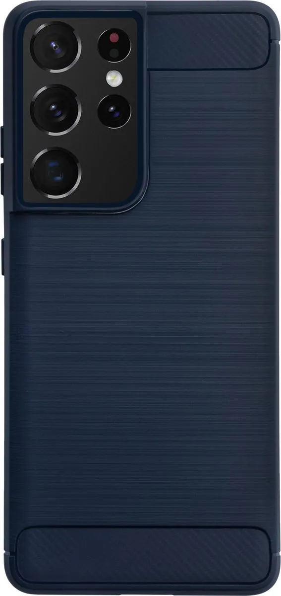 BMAX Carbon Hoesje Samsung Galaxy S21 Ultra
