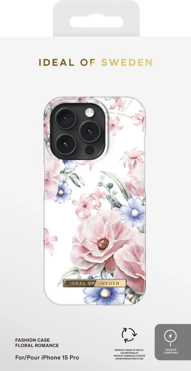 iDeal of Sweden iPhone 15 Pro MagSafe Hoesje - Floral Romance - IDFCMS-I2361P-58 - afbeelding 2 van 6