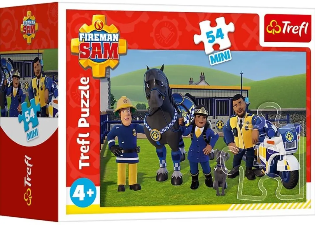 Trefl Mini Brandweerman Sam Puzzel 54 Stuks