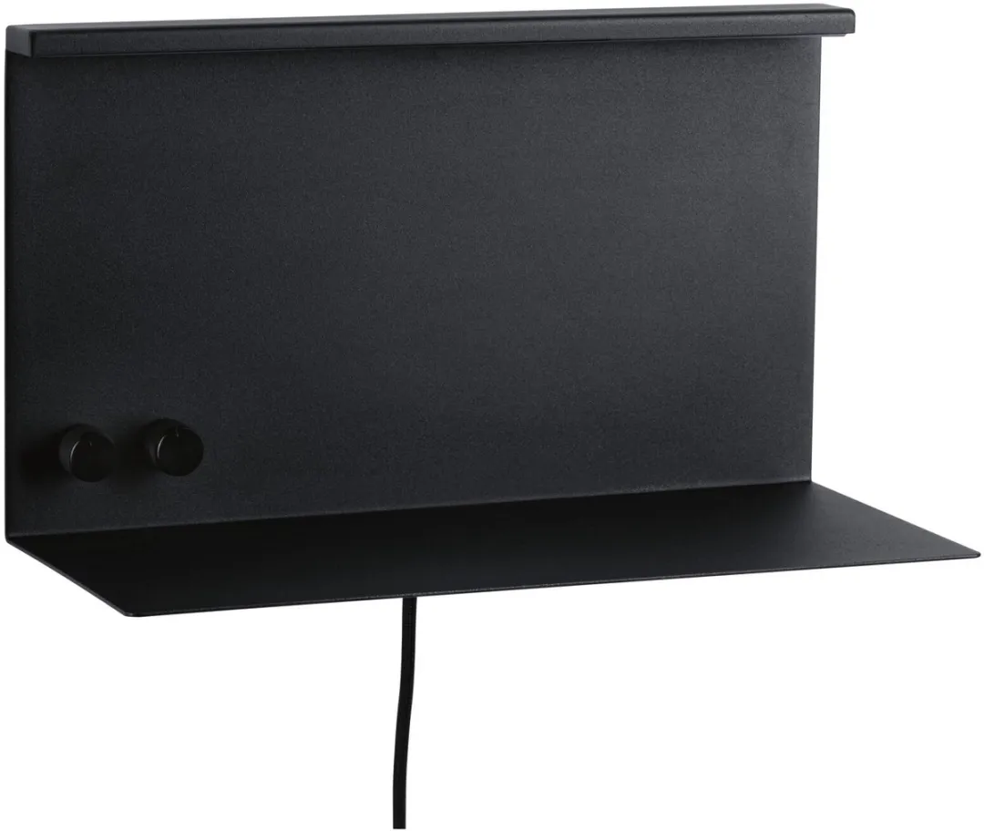 Paulmann Jarina LED Wandlamp 2x400lm USB-C 3000K - Zwart mat