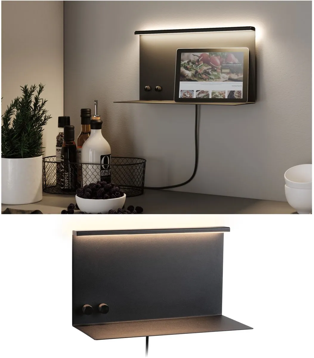 Paulmann Jarina LED Wandlamp 2x400lm USB-C 3000K