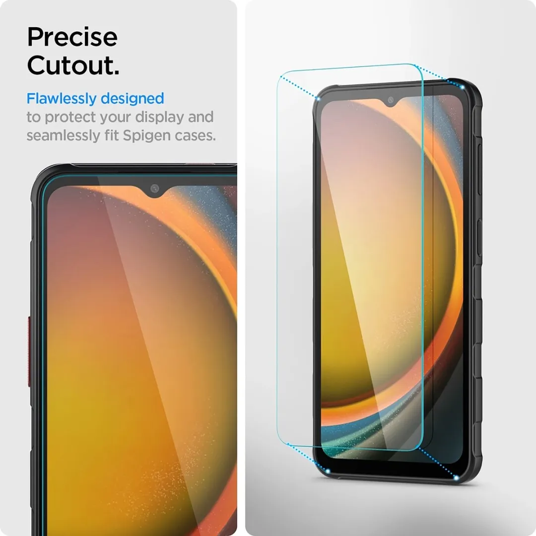 Spigen Tempered Glas tR Slim Screenprotector Xcover 7/7 Pro - 2 Stuks - afbeelding 6 van 6