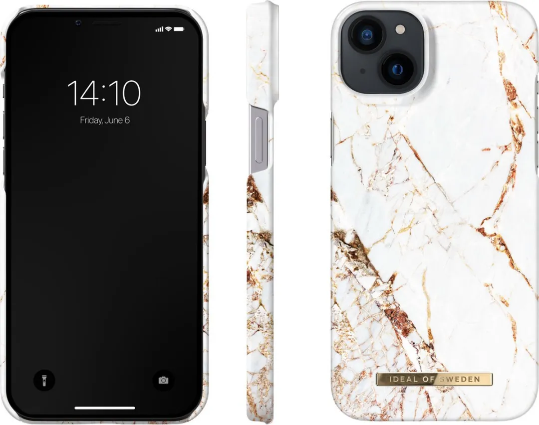 iDeal of Sweden iPhone 14 Plus Backcover - Carrara Gold