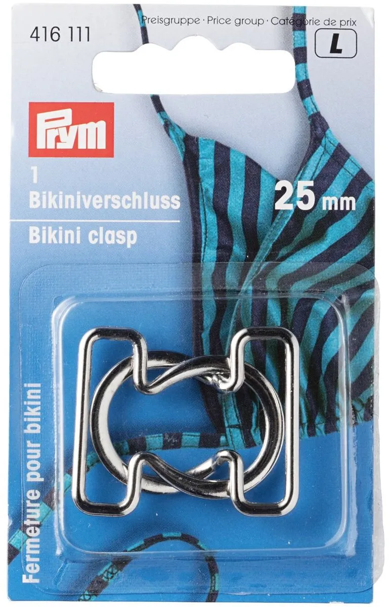 Prym Bikini- en Ceintuursluiting Lusvorm - Zilverkleurig