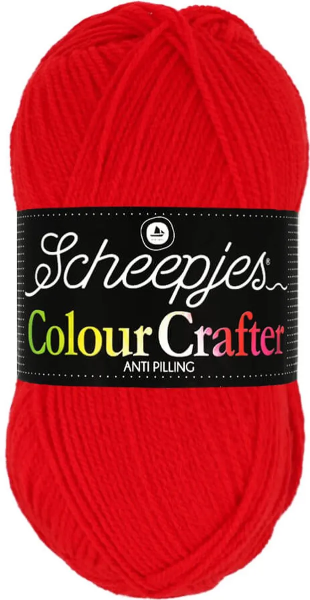 Scheepjes Colour Crafter 100g Rood