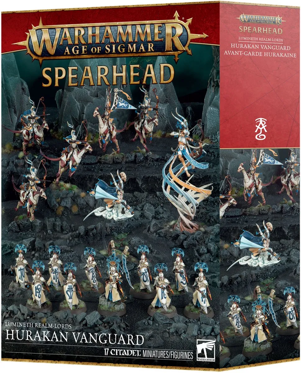 Games Workshop Spearhead Lumineth Realm-Lords Hurakan Vanguard