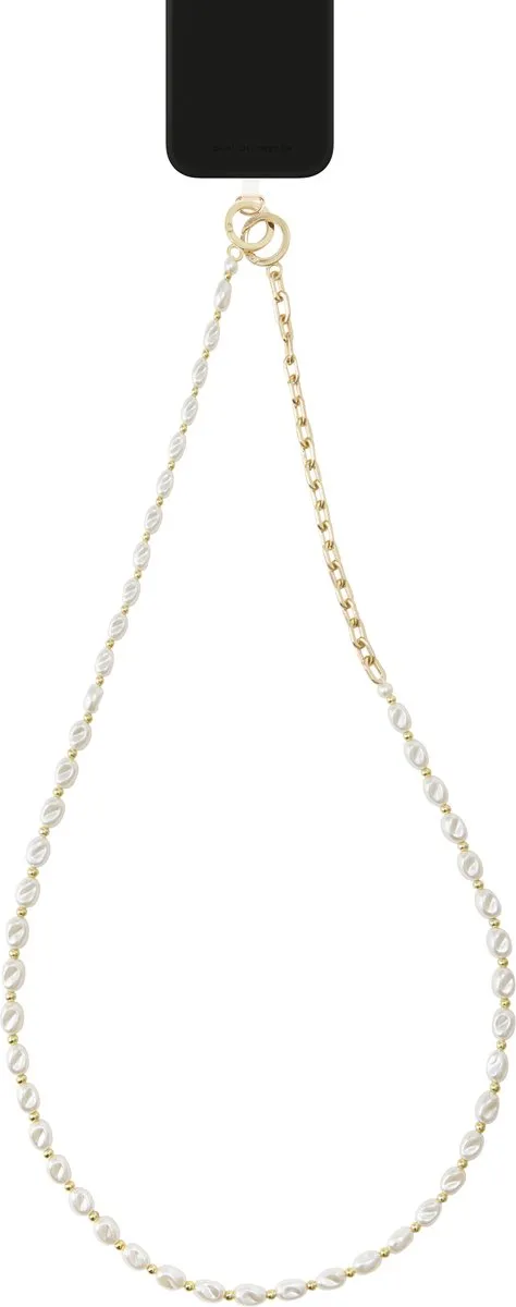 iDeal of Sweden Chain Strap Pearl Telefoonkoord - Wit