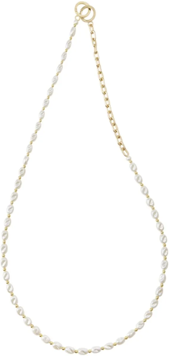 iDeal of Sweden Chain Strap Pearl Telefoonkoord - Wit