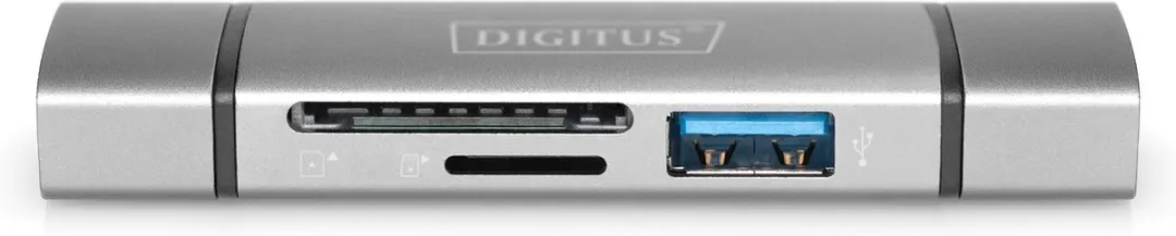 Digitus DA-70886 Externe Geheugenkaartlezer - Grijs